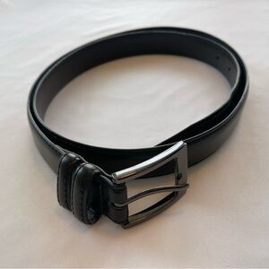 Men’s Black Leather Belt 42” Mio Marino Collection EUC